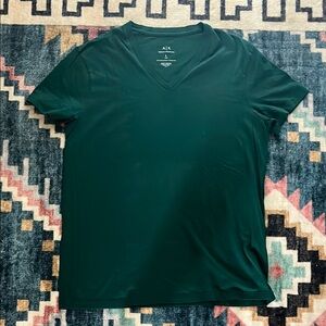 Armani Exchange Green Short Sleeve Tee